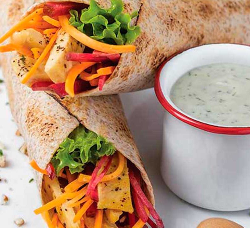 "Dip saludable de pollo búfalo"
