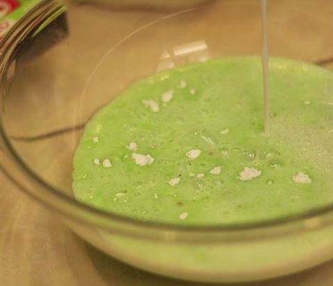 "Pudín de pistacho"
