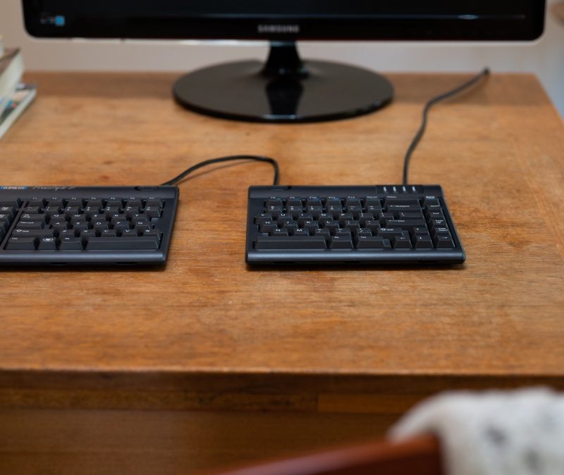 Computadoras-teclados ergonomicos