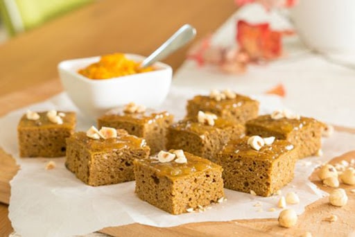 "brownie de calabaza"