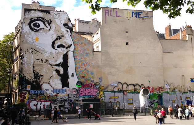 Tour de arte callejero en parís francia