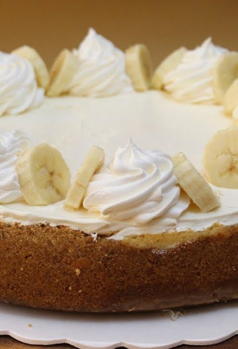 cheesecake de plátano