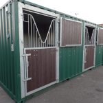 ¿Se puede usar un contenedor como un refugio para caballos?